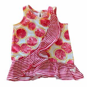 Burt’s Bees Baby Girl  Dress  Pink Red size 3-6 m